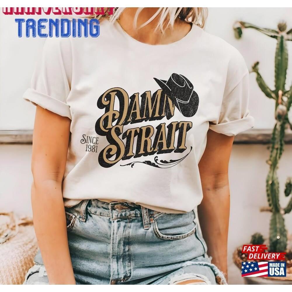 George Strait Shirt Country Music Concert Tshirt Cute Cowgirl Western Classic
